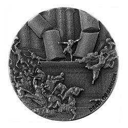2021 2 oz Death of Samson Silver Coin - Biblical Series