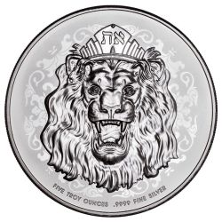 2023 5 oz Roaring Lion Silver Coin - High Relief