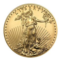 2024 1/10 oz American Gold Eagle Coin BU