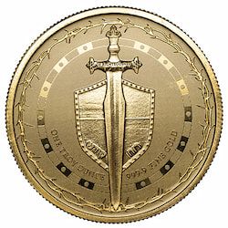 2024 1 oz Sword of Truth Gold Coin - BU