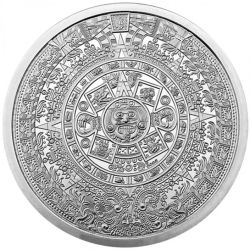 5 oz Aztec Calendar Silver Round