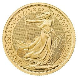 2026 1/2 oz Gold Britannia Coin BU