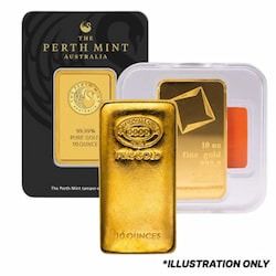 10 oz Gold Bar - Design Our Choice