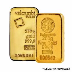 250 Gram Gold Bar - Design Our Choice