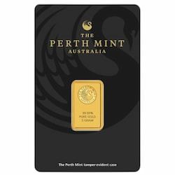 5 Gram Perth Mint Gold Bar - in Assay