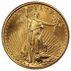 1998 1/10 oz American Gold Eagle Coin