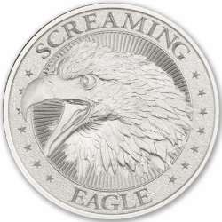 1 oz Screaming Eagle Silver Round - High Relief
