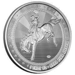 1 oz Scottsdale Mint Cowboy Silver Round