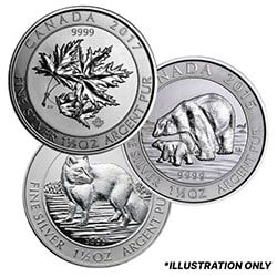 1.5 oz Royal Canadian Mint Silver Coins - Random Design