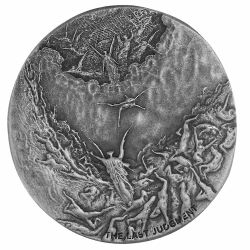 2024 2 oz The Last Judgment Antique Silver Coin - Biblical Series
