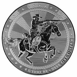 5 oz The Rifleman Silver Round - Cowboy Series
