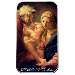 1 oz The Holy Family Colored Silver Bar