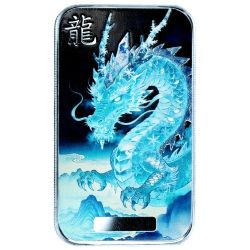 2026 1 oz Lucky Dragon Winter Frost Silver Bar