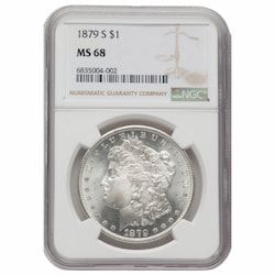 1879-S NGC MS-68 Morgan Silver Dollar Coin