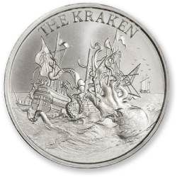 1 oz Kraken Silver Round