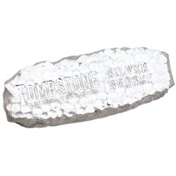 10 oz Tombstone Silver Nugget Bar - Scottsdale Mint