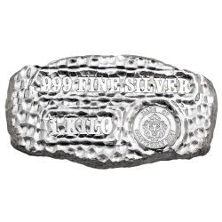 1 Kilo Tombstone Nugget Silver Bar - Scottsdale Mint