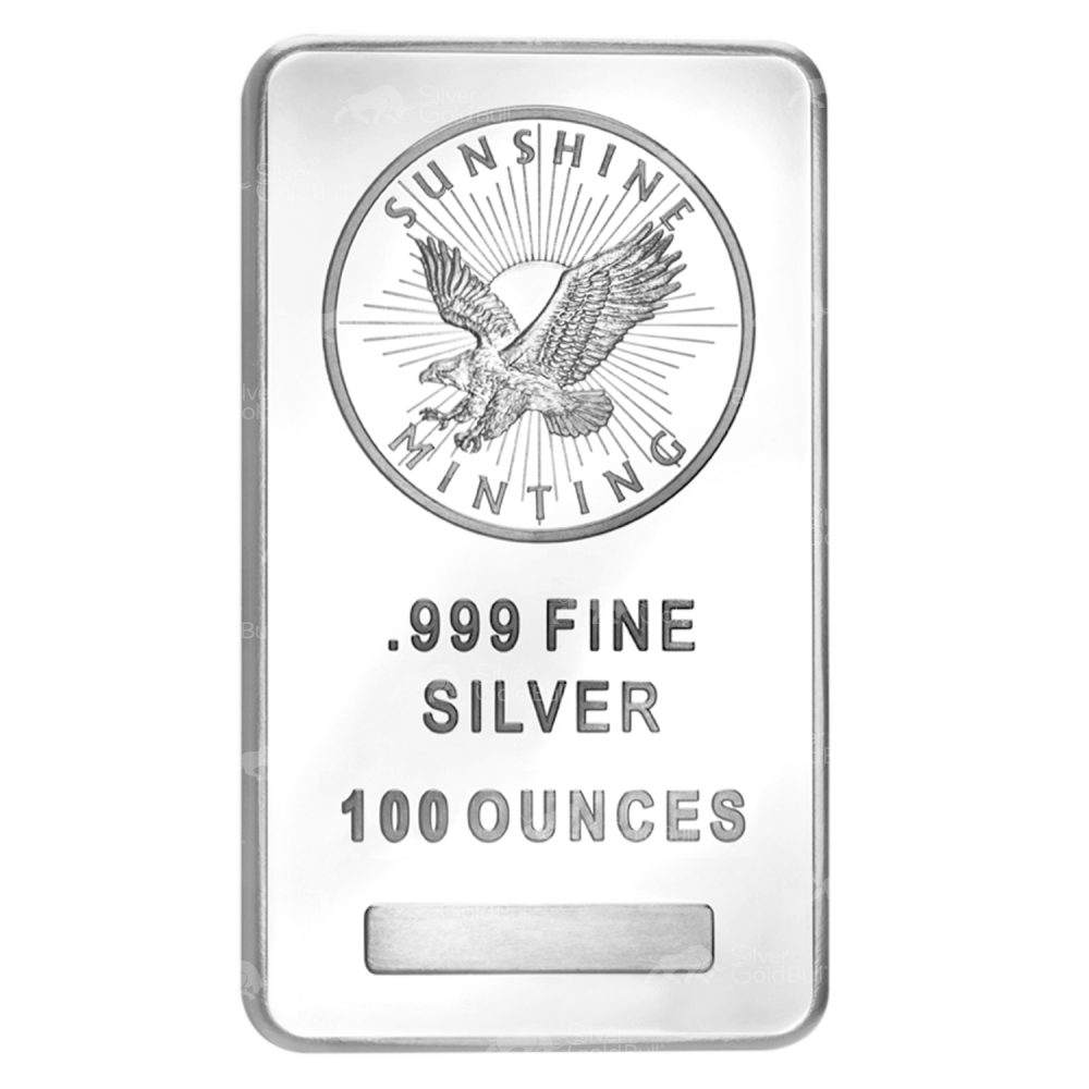 100 oz Silver Bar | Sunshine Minting
