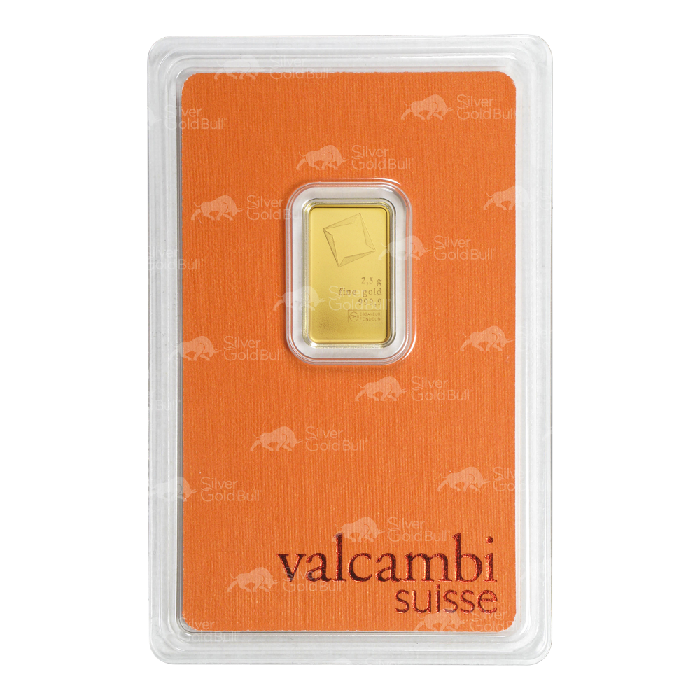 2.5 gram Gold Bar | Valcambi