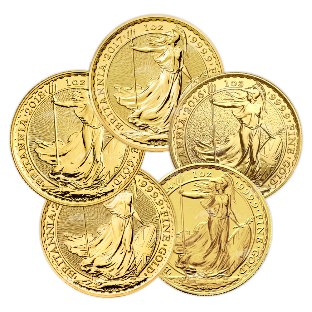 1 oz Random Year Britannia Gold Coin | The Royal Mint