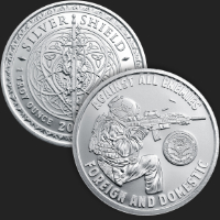 1 oz Against All Enemies BU Silver Round 2026
