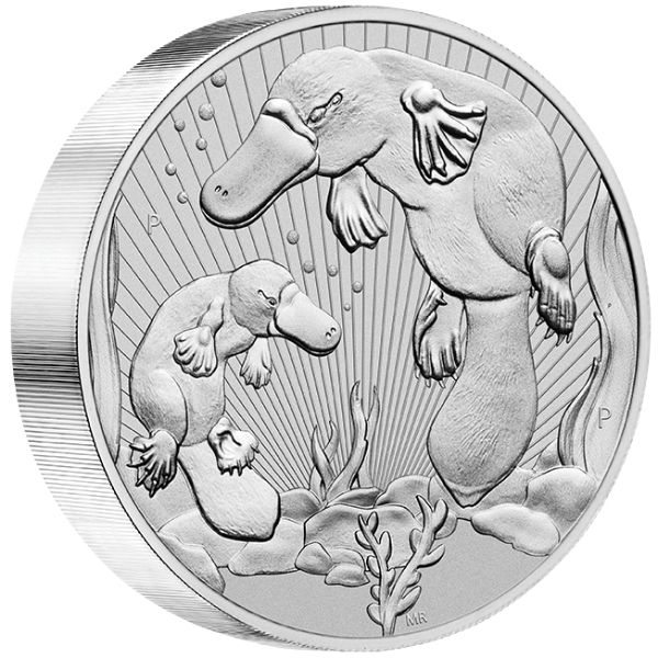 2021 Australian 10 oz Silver Platypus Coin