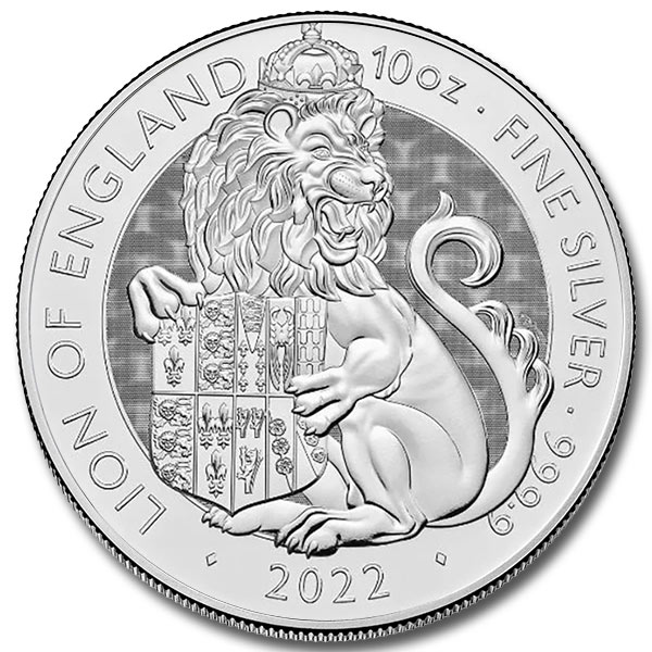 2022 10 oz Tudor Beasts of England Silver Coin