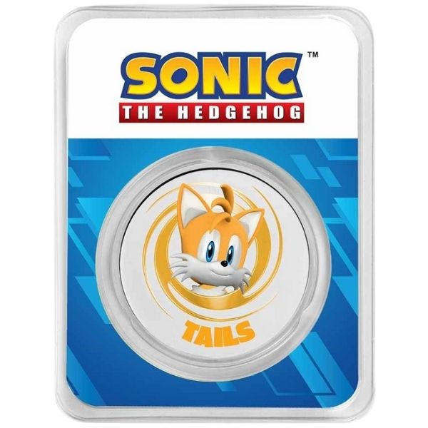 Tails Colorized 1 oz Silver Round – With TEP