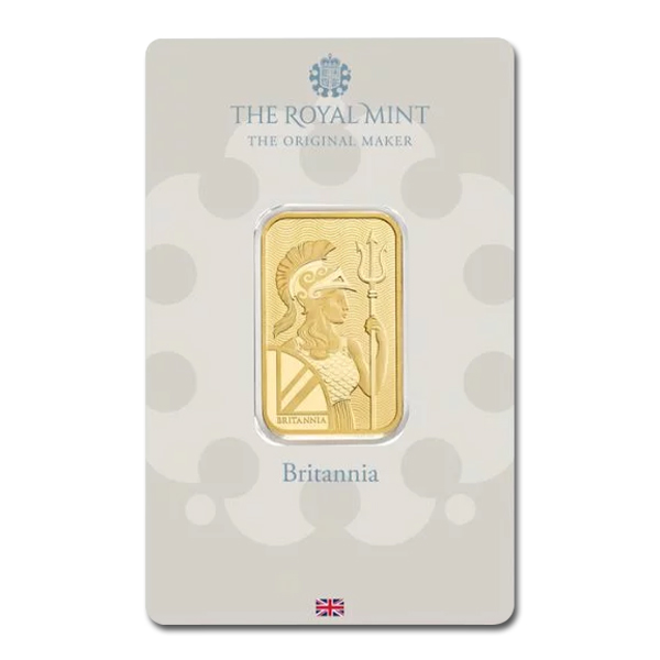 Royal Mint Britannia 20 gram Gold Bar (New in Assay)