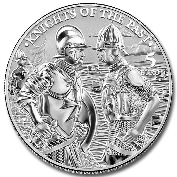 2022 1 oz Germania Knights of Malta Silver Coin