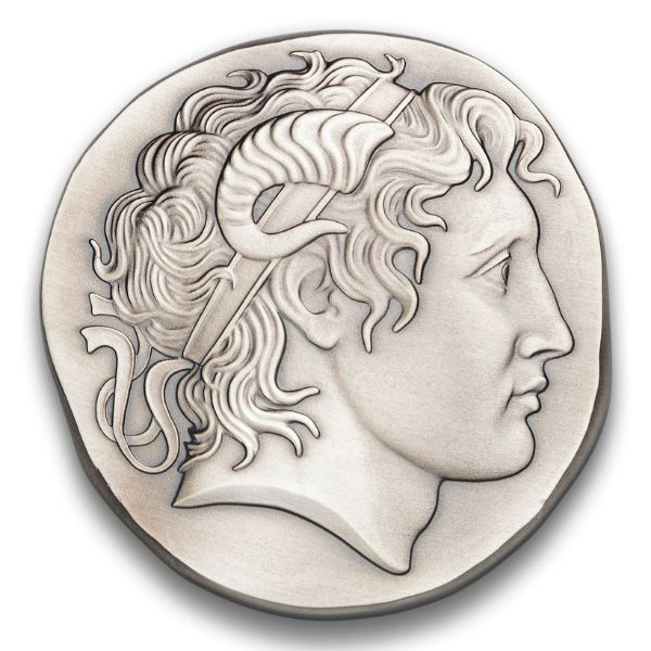Argentia Herakles 5 oz Silver Round – Antiqued