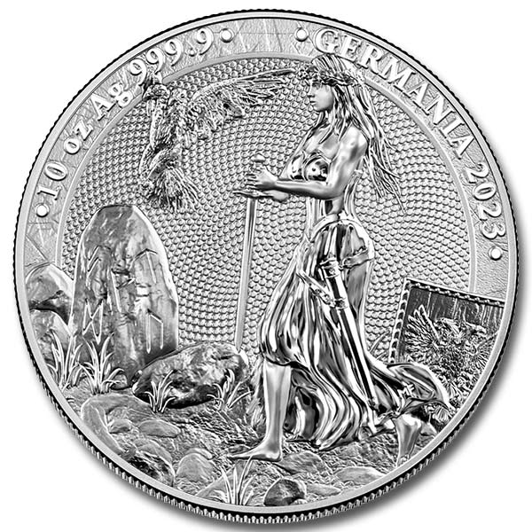 2023 Lady Germania 10 oz Silver Round