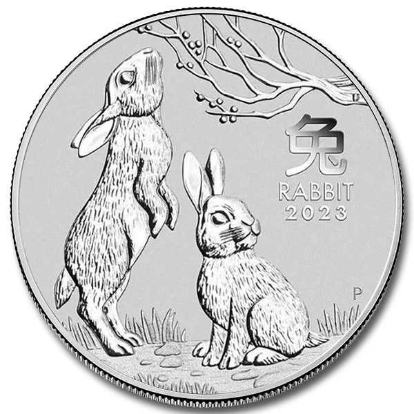 2023 Australian 5 oz Silver Lunar Rabbit