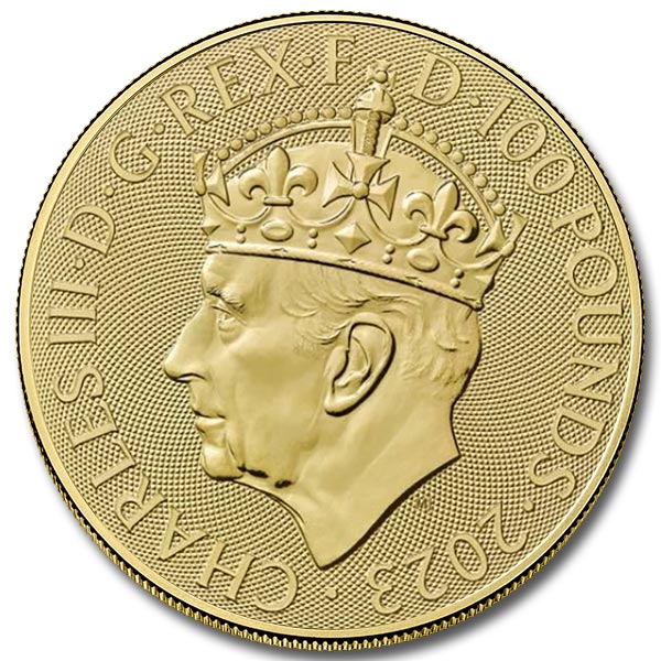 2023 1 oz British Coronation Britannia Gold Coin