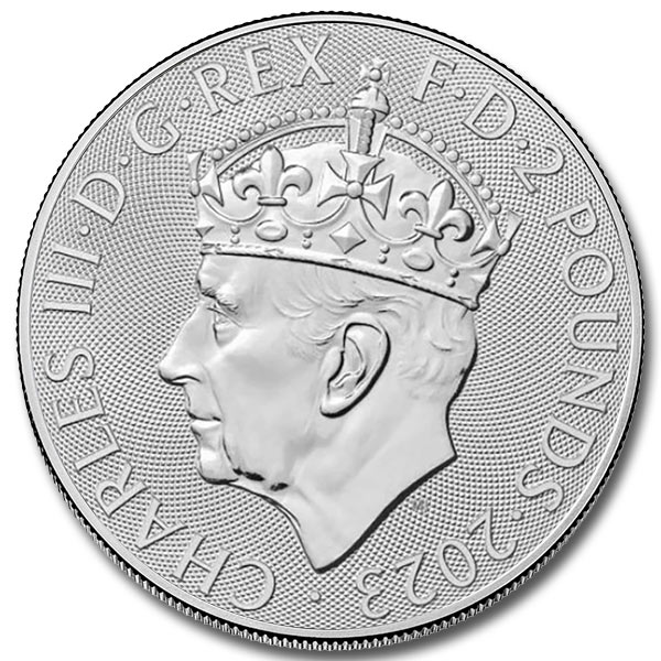 2023 1 oz British Coronation Britannia Silver Coin (BU)