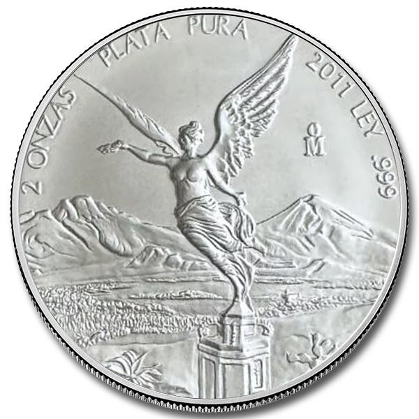 2011 2 oz Mexican Silver Libertad Coin