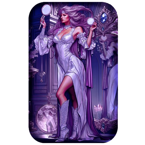 Vanity- The Seven Deadly Sins 2 oz Cast Silver Bar