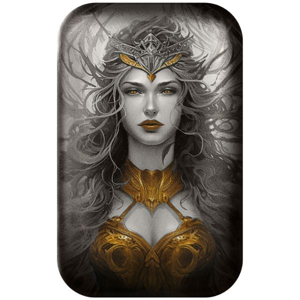 Germania Mint Goddess Gullweig 2oz Cast Silver Bar