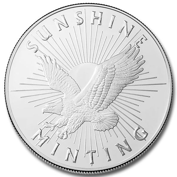 Sunshine Minting 1 oz Silver Round Mint Mark SI (New)
