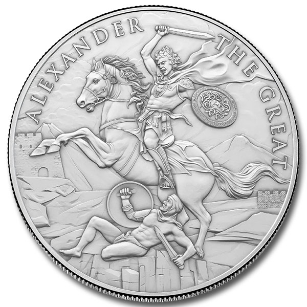 Alexander the Great 1 oz Silver Round – Legendary Warriors (New)