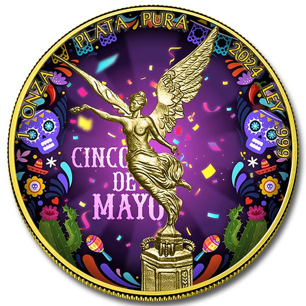 2024 1 oz Mexican Silver Libertad – Cinco de Mayo Edition