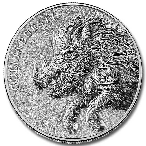 2025 Germania Mint Gullinbursti 1 oz Silver Round (In Capsule)
