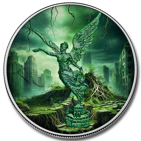 2024 1 oz Mexican Silver Libertad – Forces of Nature Earth