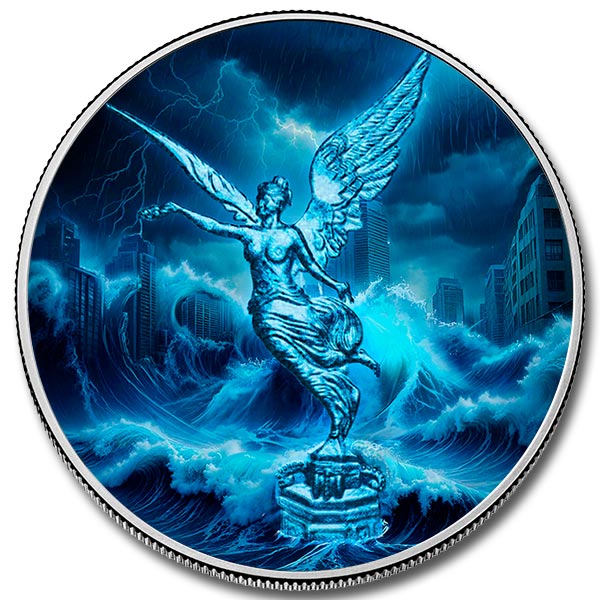 2024 1 oz Mexican Silver Libertad – Forces of Nature Water