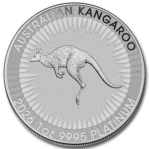 2026 1 oz Australian Platinum Kangaroo Coin (BU)