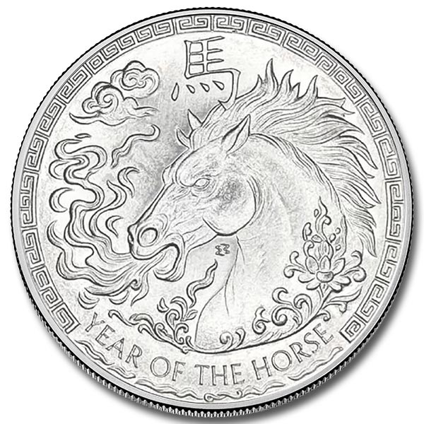 2026 Elemetal Year of the Horse 1 oz Silver Round (New)