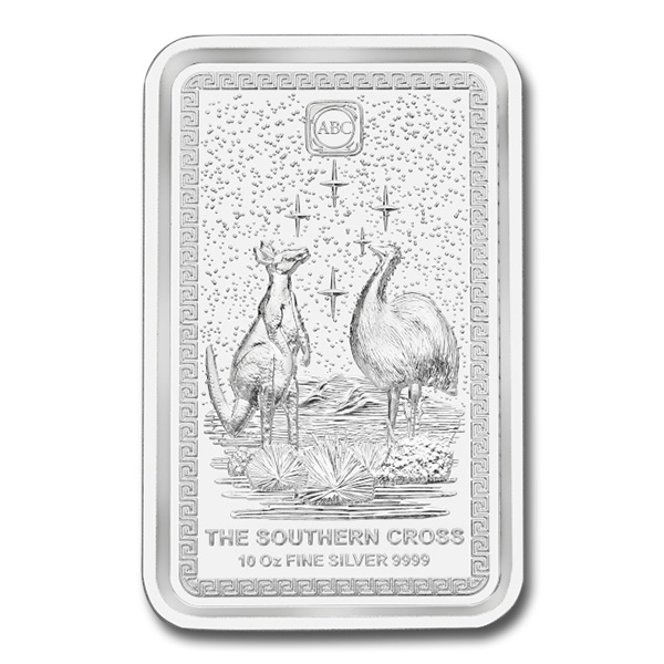 The Southern Cross High-Relief 10 oz Silver Bar (New)