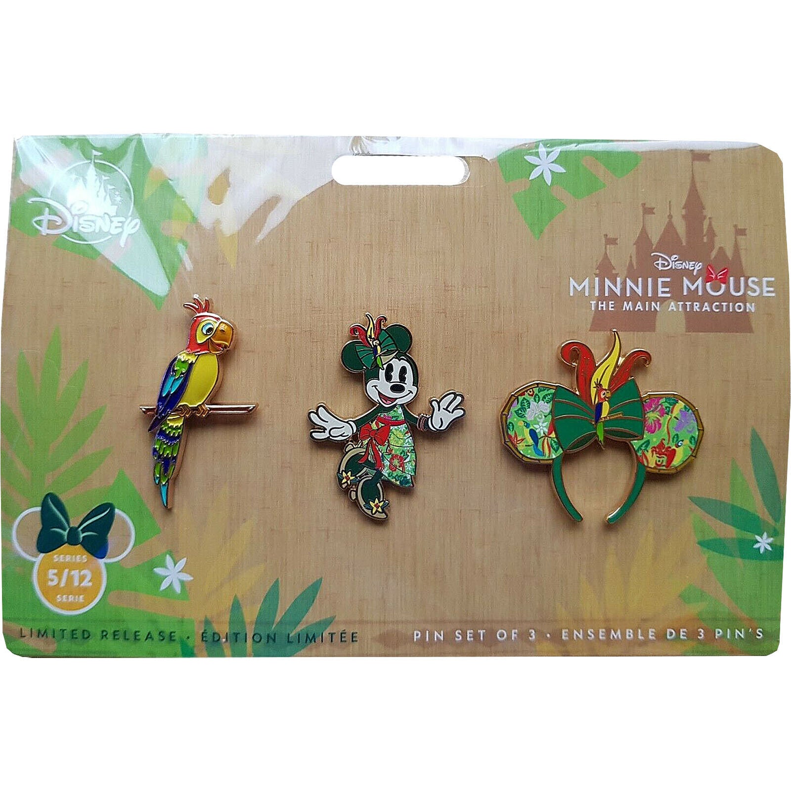 Disney Store D23 Fantastic Worlds 4 Pin Trading Set